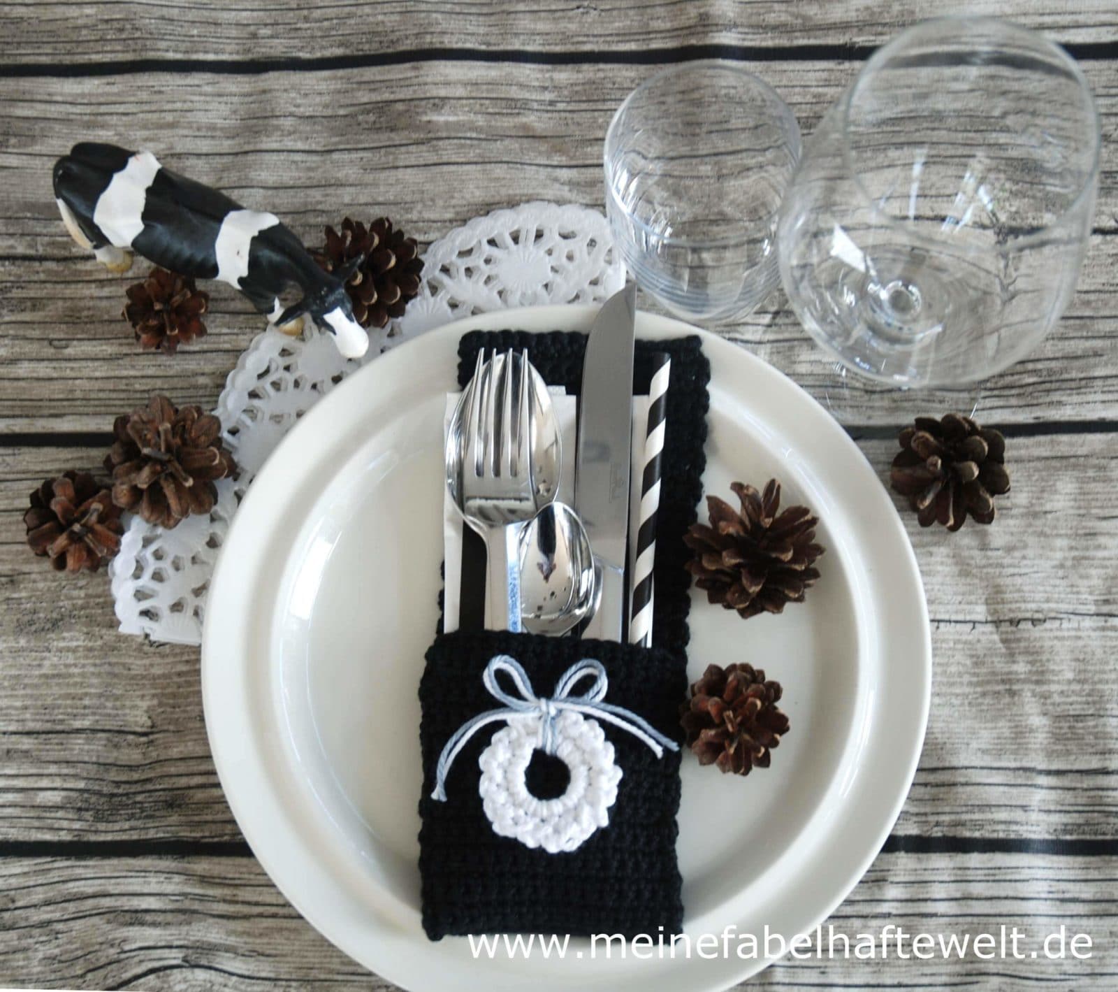 Häkeln – Weihnachtliches auf dem Tisch
