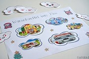 Wölkchen-Wunschzettel zum Ausdrucken
