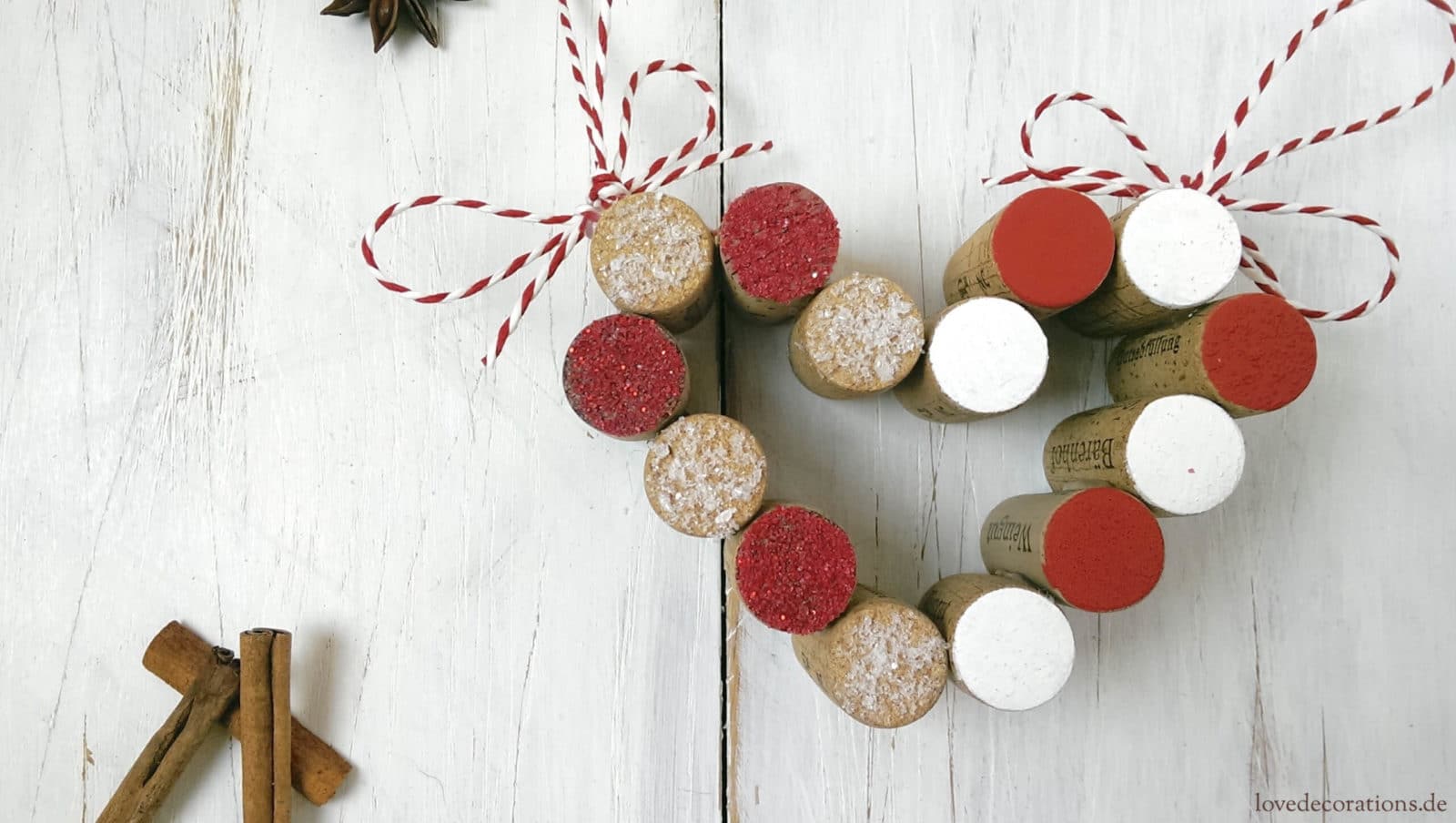 Zuckerstangen aus Korken
