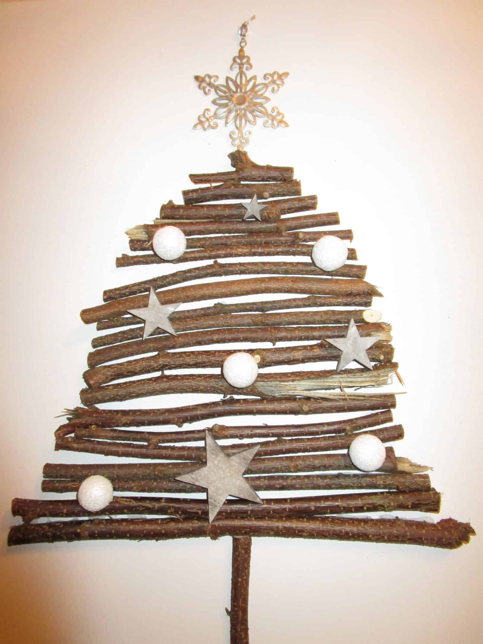 Weihnachtsbaum auf einer Leinwand