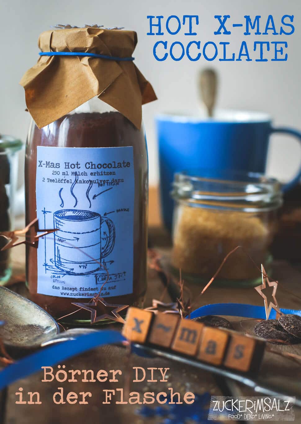 Hot X-Mas Chocolate … Börner DIY in der Flasche