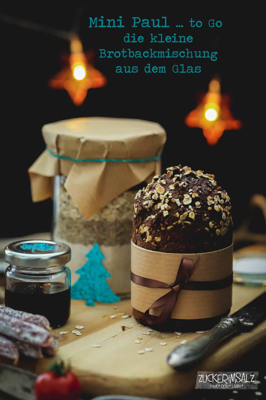 Mini Paul … to Go … die kleine Brotbackmischung aus dem Glas