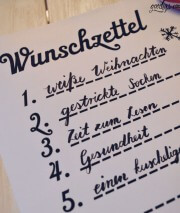 DIY Wunschzettel
