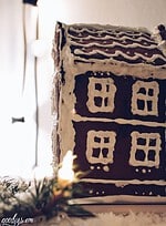 Rezept & Bauplan für ein Lebkuchenhaus