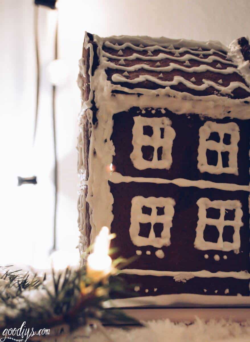 Rezept & Bauplan für ein Lebkuchenhaus