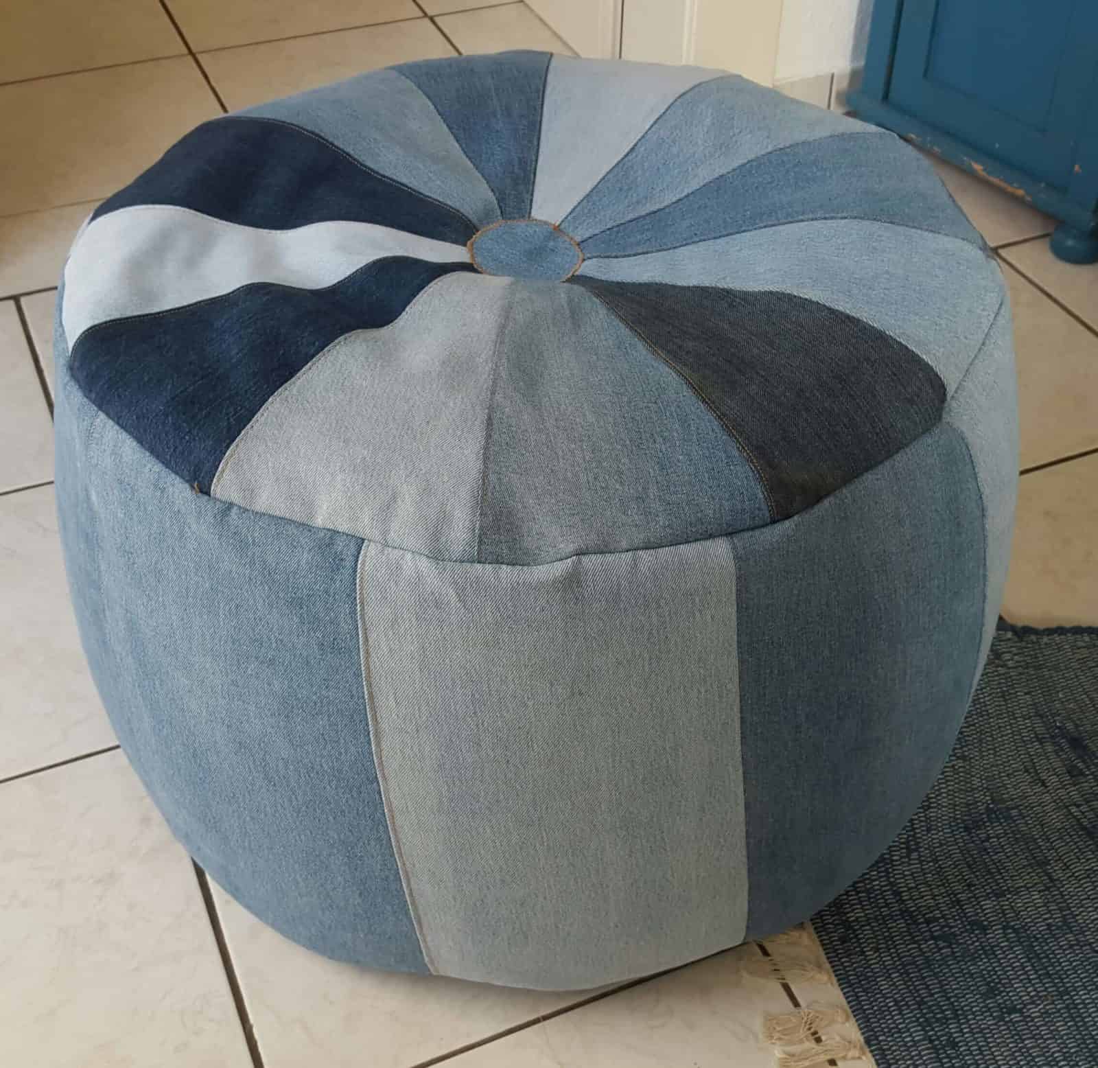 Sitzkissen aus Jeans