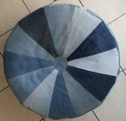 Sitzkissen aus Jeans