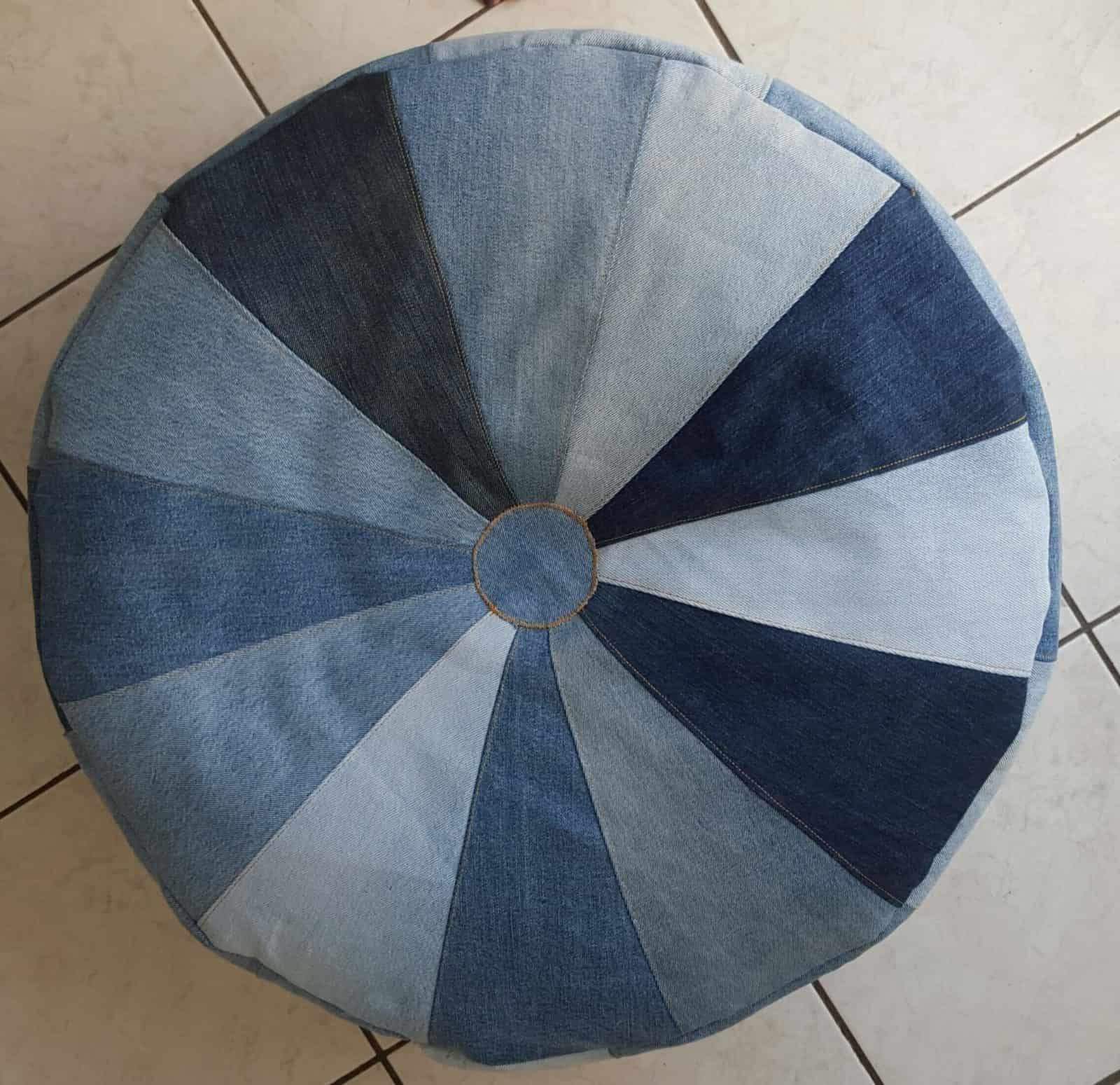 Sitzkissen aus Jeans