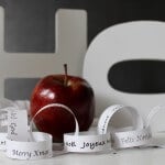 XMAS – Papierkette mit Download