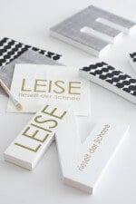 DIY Holz Schriftzug mit Serviettentechnik