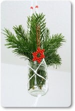 DIY-Deko in rot-weiss