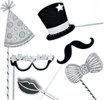 Happy New Year – Photo Booth Accessoires