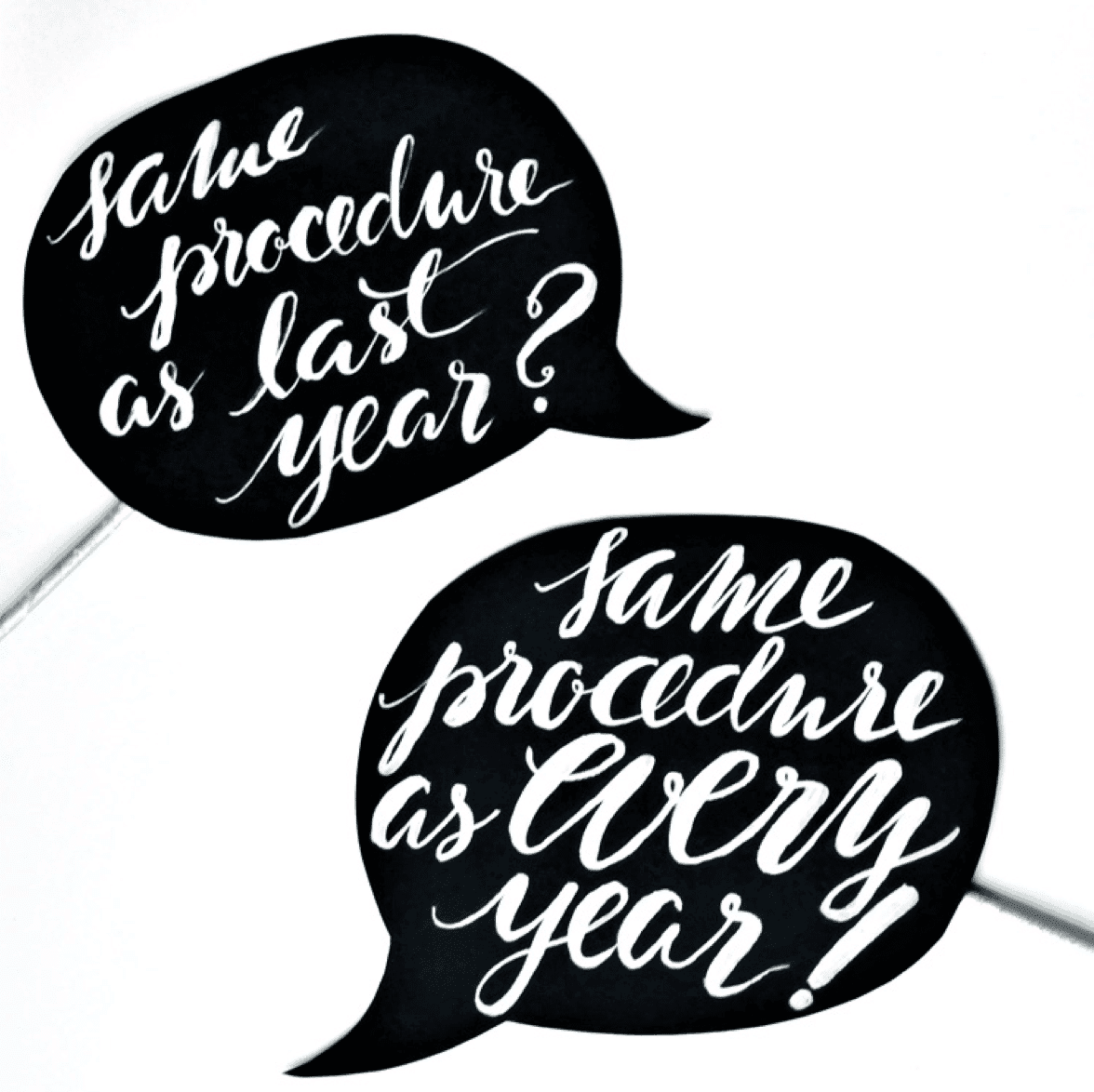 Happy New Year – Photo Booth Accessoires