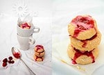 Himmlische Himbeerplätzchen mit weißer Schokolade – aus der Weihnachtsbäckerei