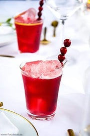 The red Queen Cranberry Beer Drink von den [Foodistas]