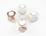 DIY  Beton-Teelichter als Adventskranz