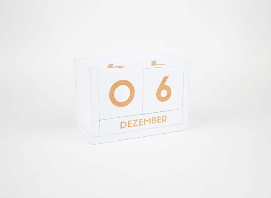DIY Dauerkalender Würfelkalender
