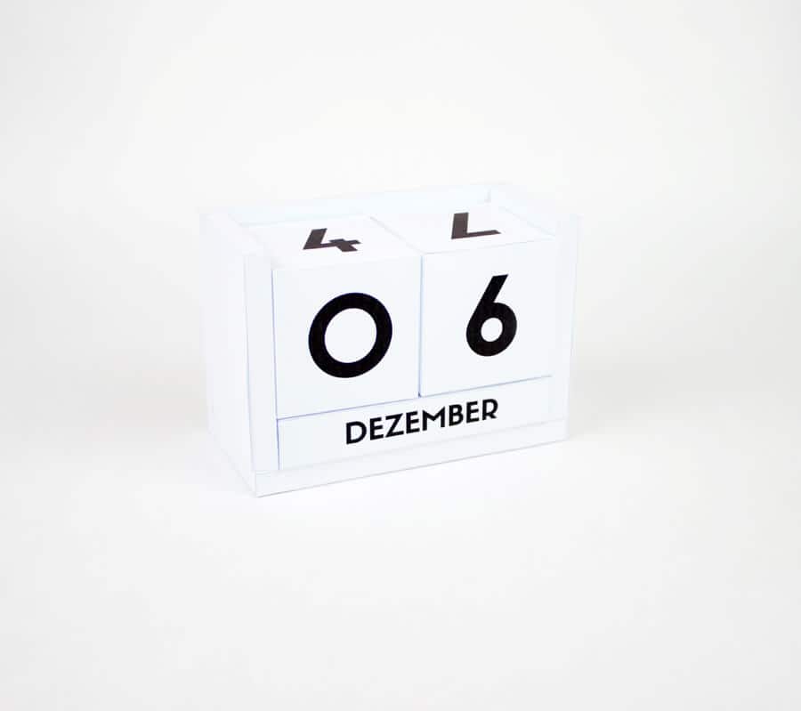 DIY Dauerkalender Würfelkalender