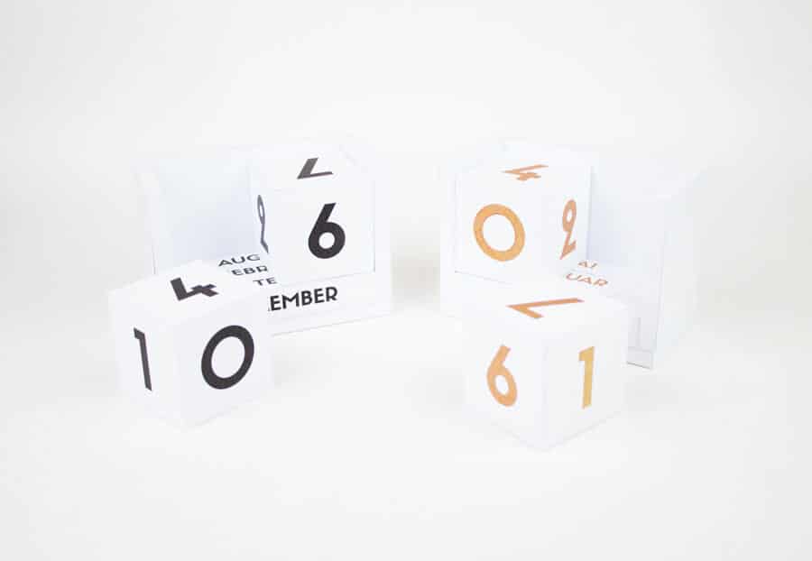 DIY Dauerkalender Würfelkalender