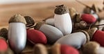 Bemalte Eicheln -DIY Weihnachtsdeko / Herbstdeko