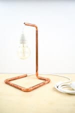 Kupfer-Lampe aus dem Baumarkt