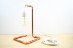 Kupfer-Lampe aus dem Baumarkt