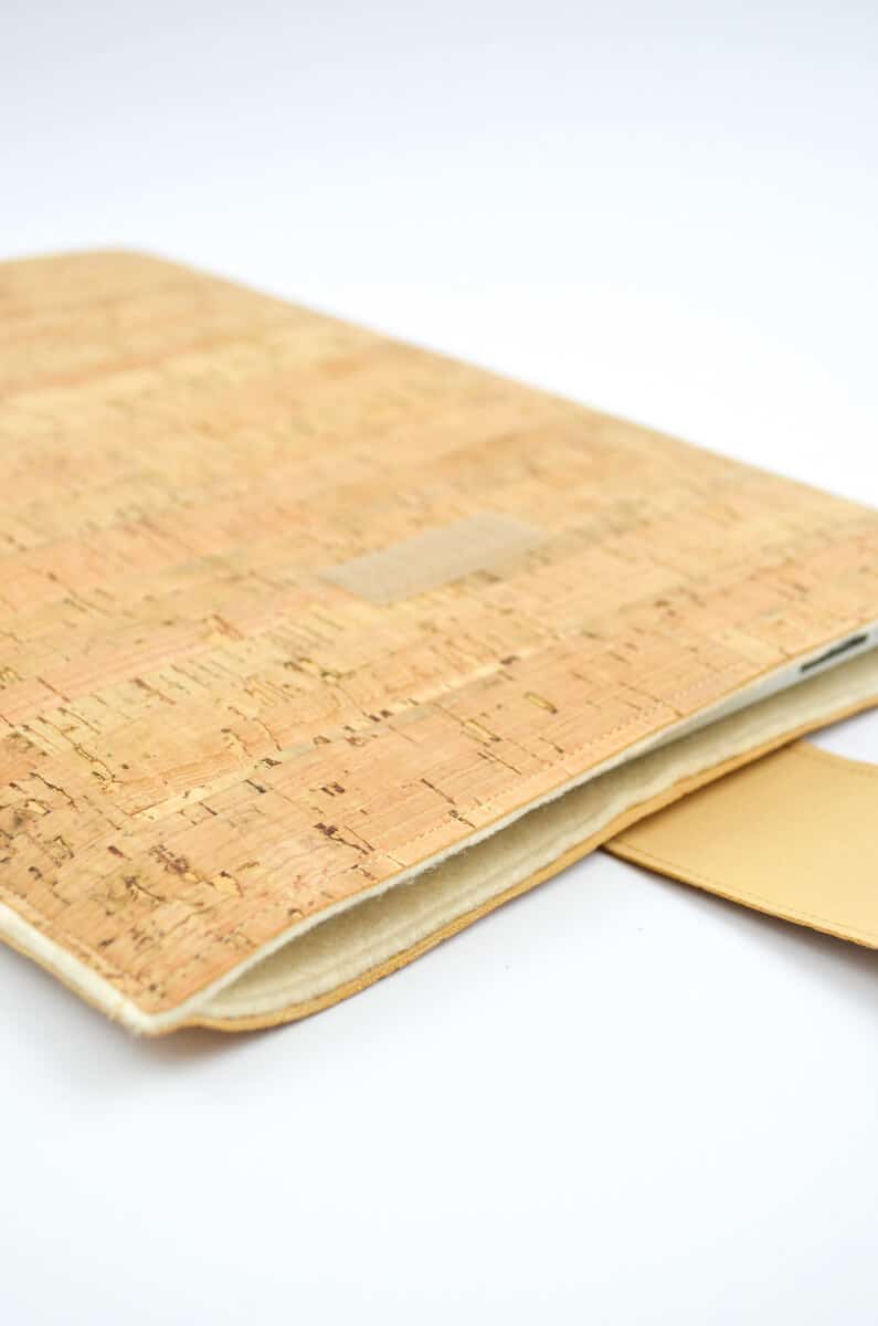 Laptophülle aus Kork