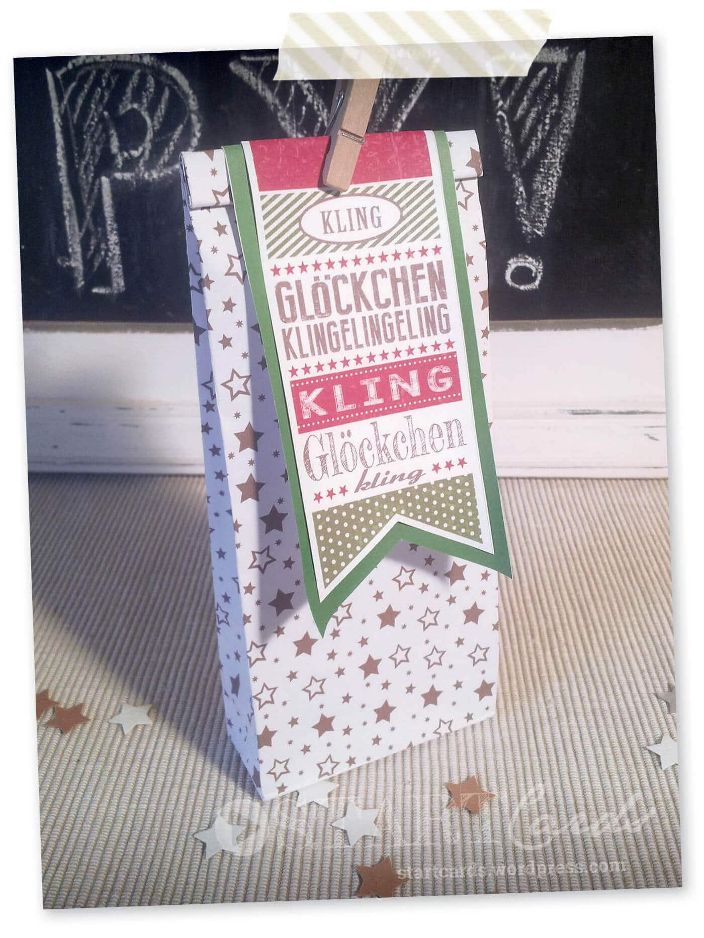 DIY – Last minute – Geschenktüte für Weihnachten