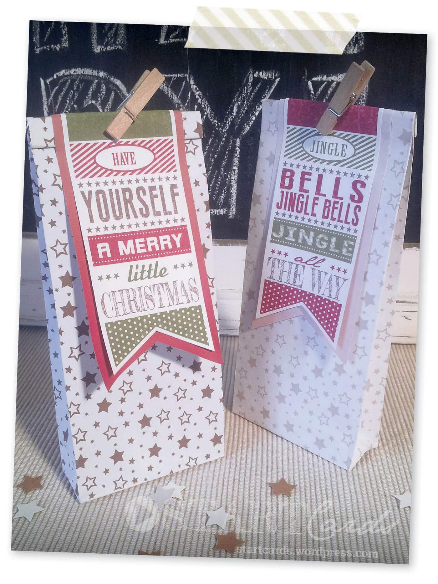 DIY – Last minute – Geschenktüte für Weihnachten
