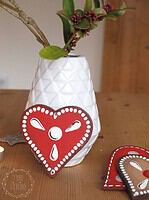 DIY Lebkuchenherzen aus Holz
