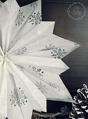 DIY Weihnachtsstern aus Papiertüten