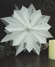 DIY Weihnachtsstern aus Papiertüten