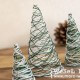 Garn Weihnachtsbäume – DIY Weihnachtsdeko