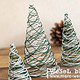 Garn Weihnachtsbäume – DIY Weihnachtsdeko