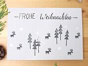 Weihnachnachtskarten mit Stempeln gestalten