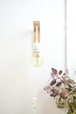 Ein Winkel wird zur Lampe