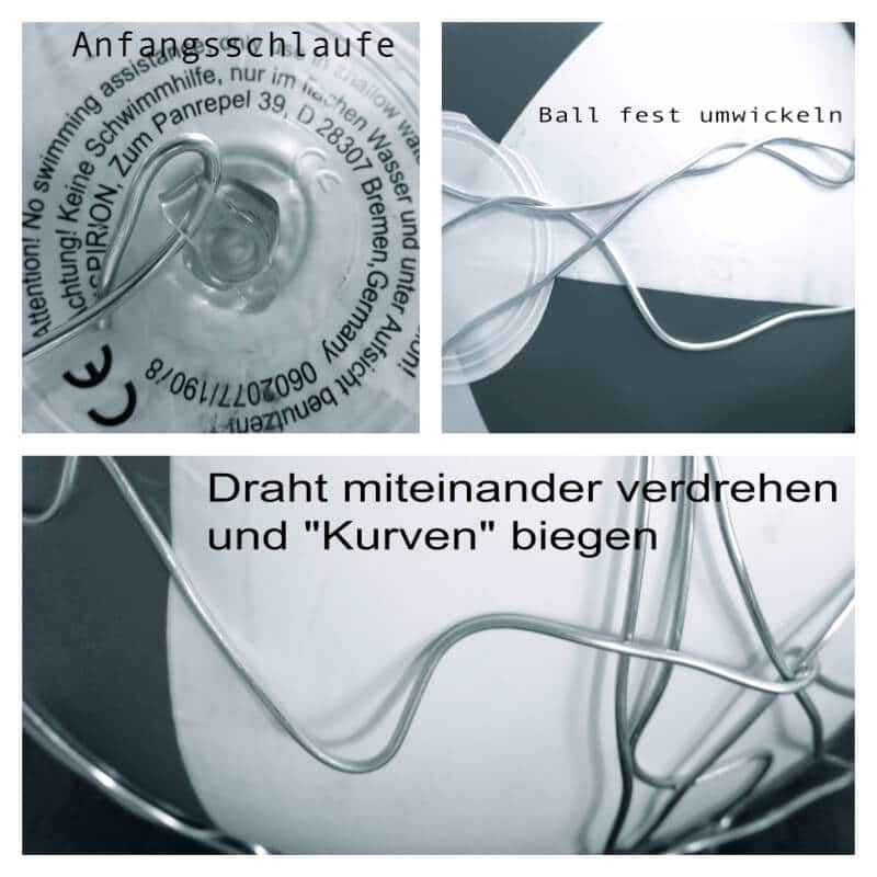 Draht-Kugelleuchte