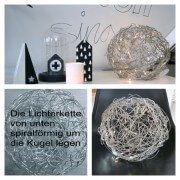 Draht-Kugelleuchte