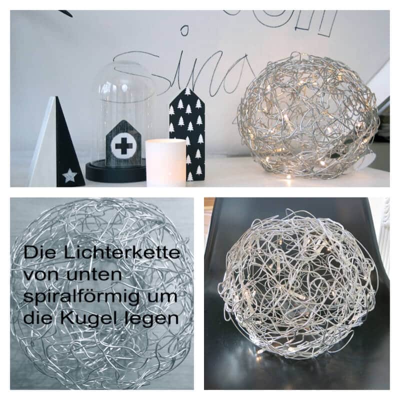 Draht-Kugelleuchte