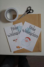 Geschenketüte aus einem Briefumschlag (mit Freebie zum Ausdrucken)