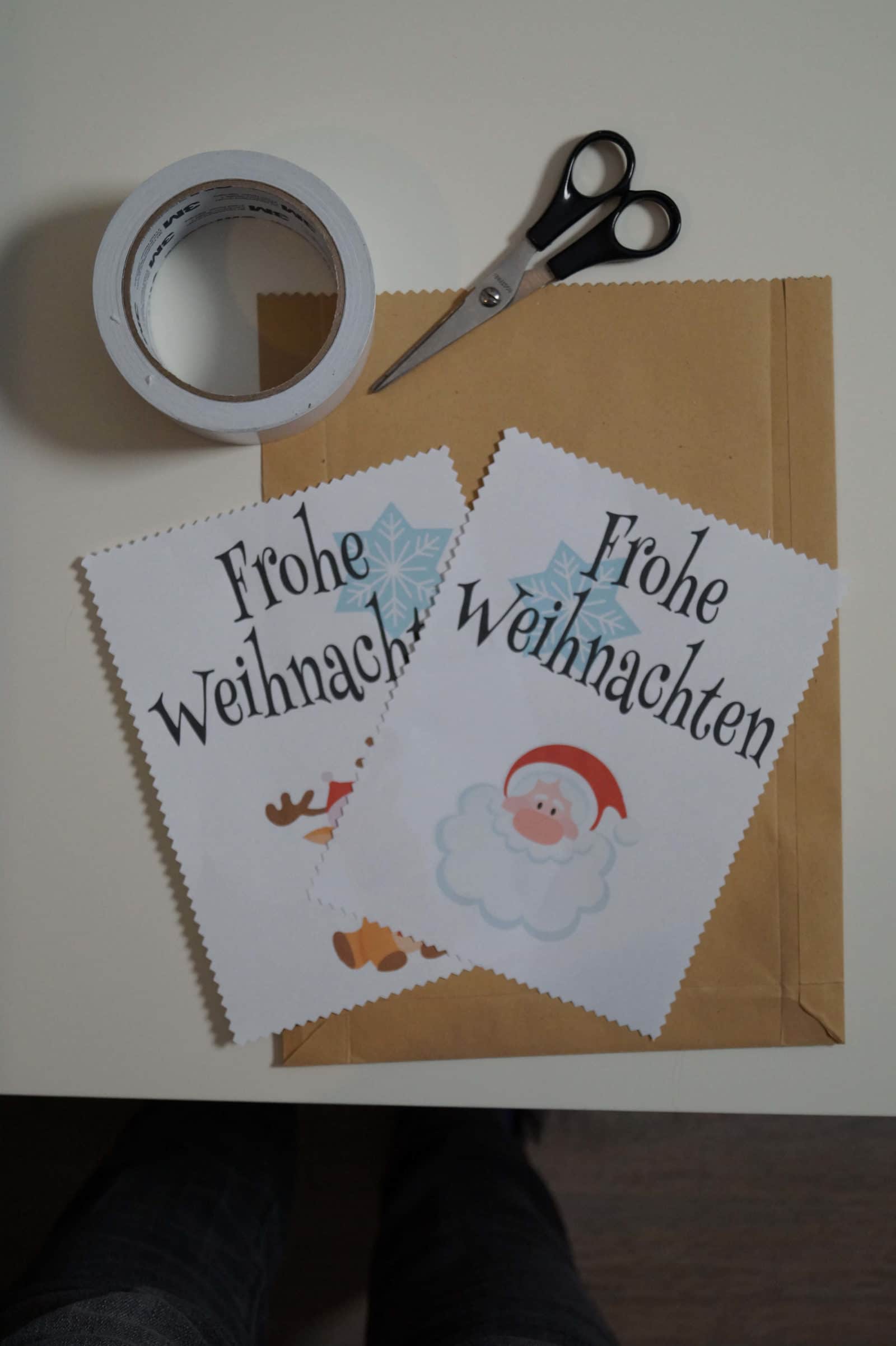 Geschenketüte aus einem Briefumschlag (mit Freebie zum Ausdrucken)