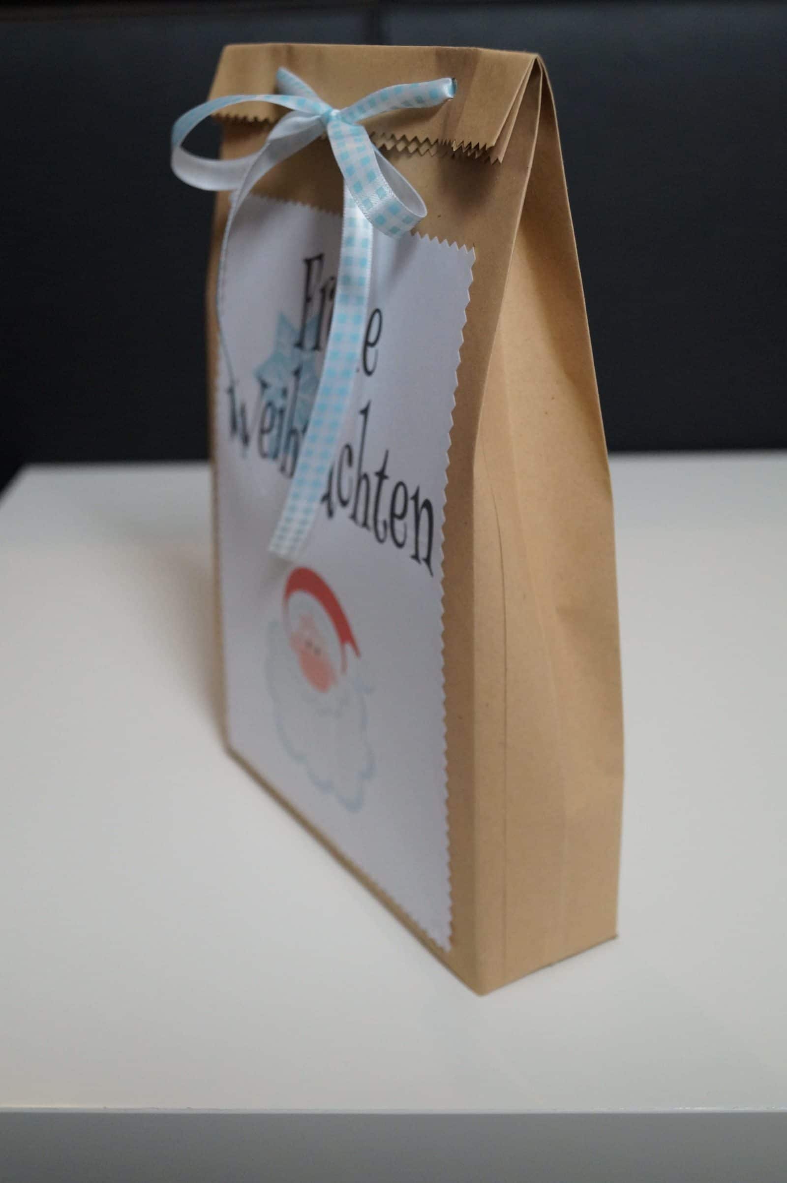 Geschenketüte aus einem Briefumschlag (mit Freebie zum Ausdrucken)