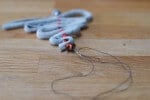 Weihnachstdeko aus Jersey Resten basteln