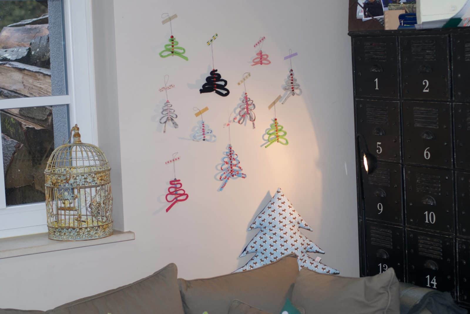 Weihnachstdeko aus Jersey Resten basteln