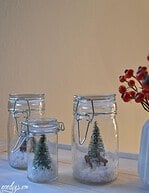 DIY Winterwald im Glas