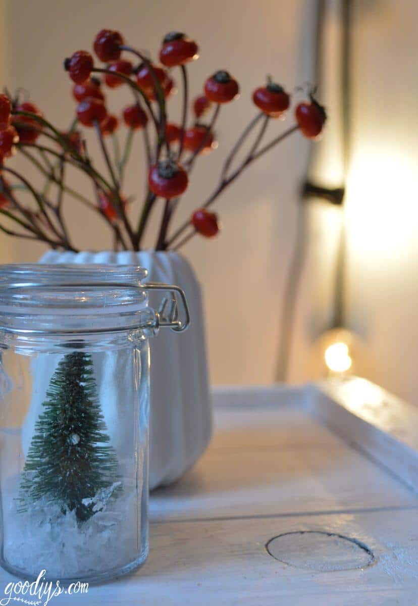 DIY Winterwald im Glas