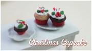 FIMO Christmas Cupcakes | polymerclay miniature art