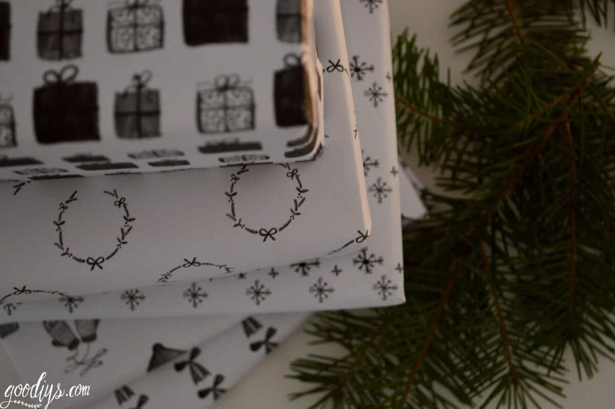 Gedrucktes Geschenkpapier