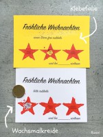 Ein Rubbellos für Weihnachten zum verschenken