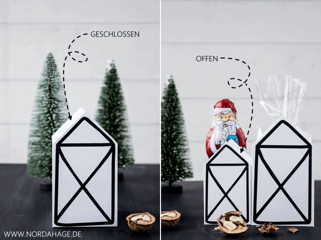 DIY // Das Haus vom Nikolaus (kostenlose Druckvorlage)